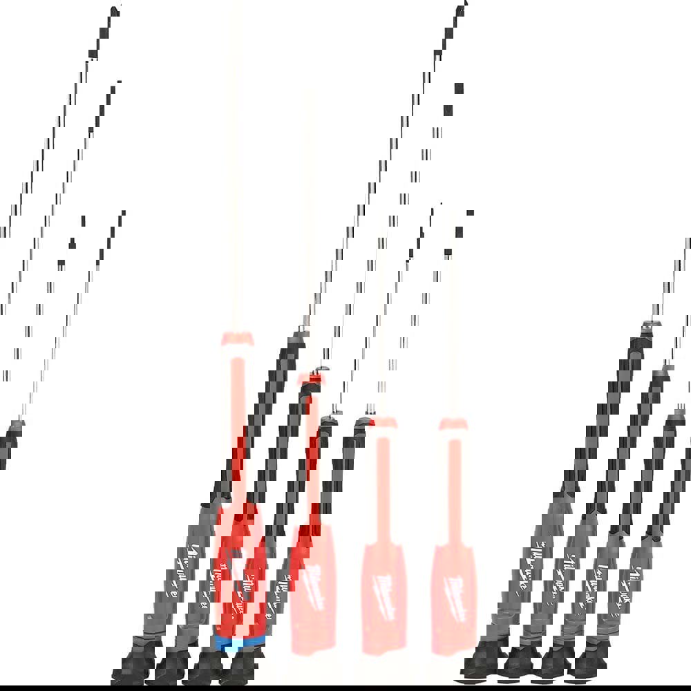 Screwdriver Set: 4 Pc, Phillips & Slotted